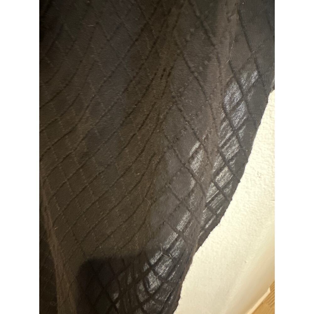 Anthropologie Kimono Black with eyelet details, one aize - Picture 4 of 9